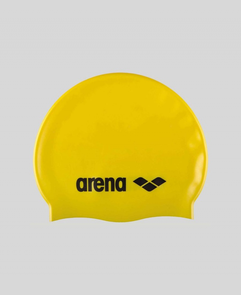 Jaune Bonnet de Bain Arena Classiche Silicone Youth - XED-6528467