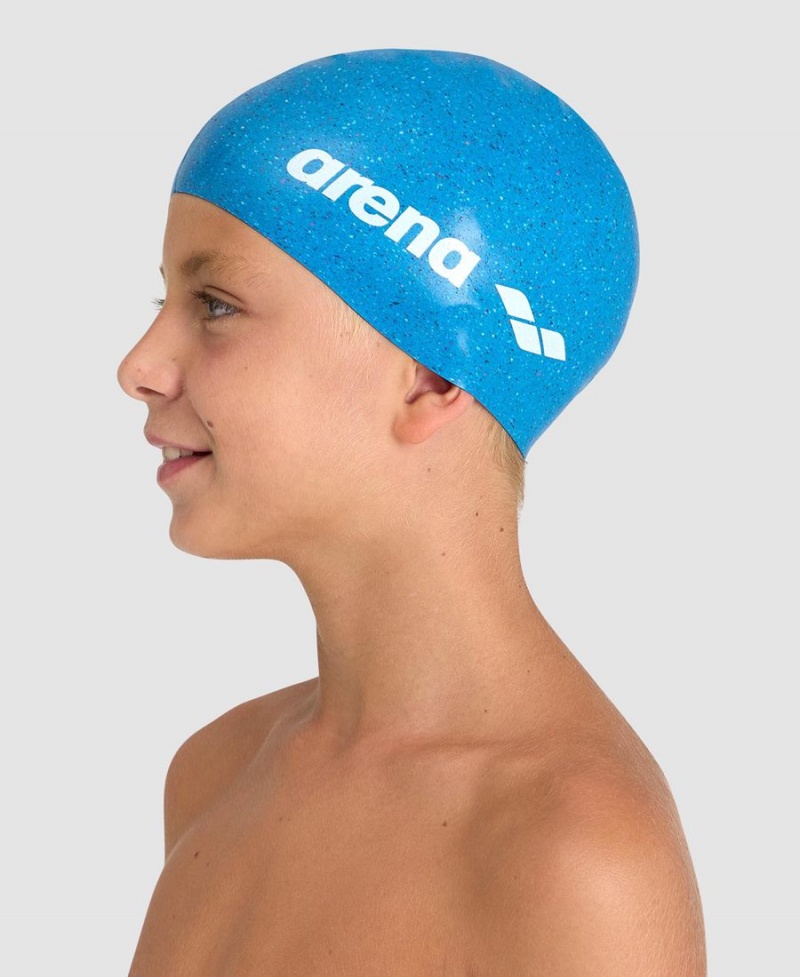 Bleu Bonnet de Bain Arena Silicone Jr - FVM-6740417