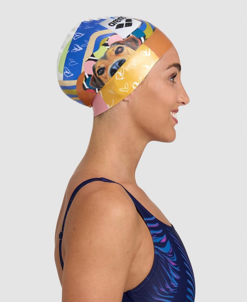 Multicolore Bonnet de Bain Arena HD - ECM-9505966