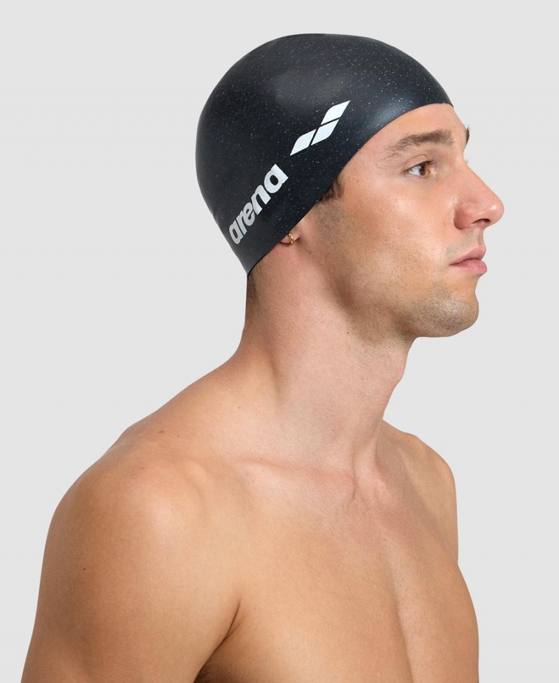 Noir Bonnet de Bain Arena Silicone - JLB-0679345