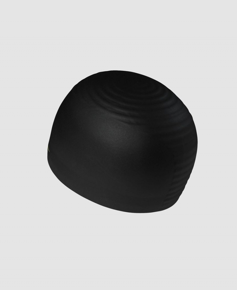 Noir Doré Bonnet de Bain Arena Aquaforce Wave - FLN-8022622