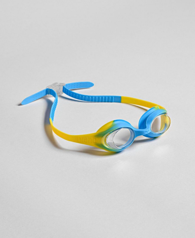 Jaune Bleu Lunette Natation Arena Spider Kids - QVZ-7094170