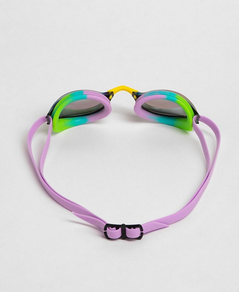 Vert Violette Lunette Natation Arena Python Mirror - OCZ-6980502