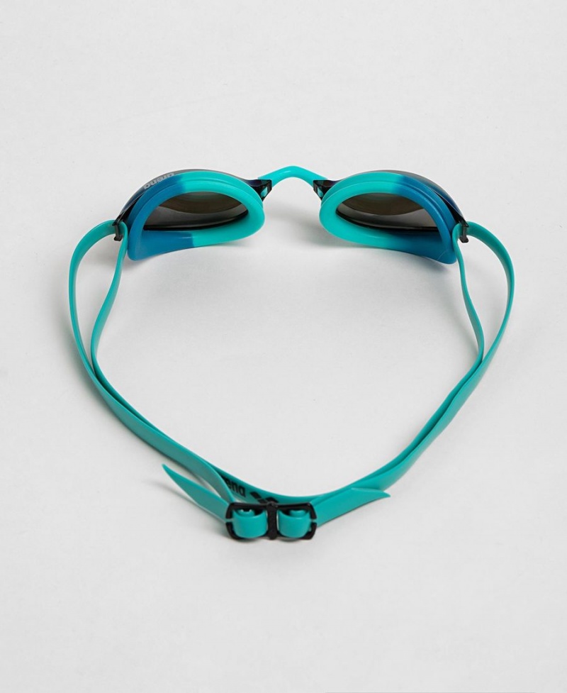 Turquoise Bleu Lunette Natation Arena Python Mirror - NTE-5890372