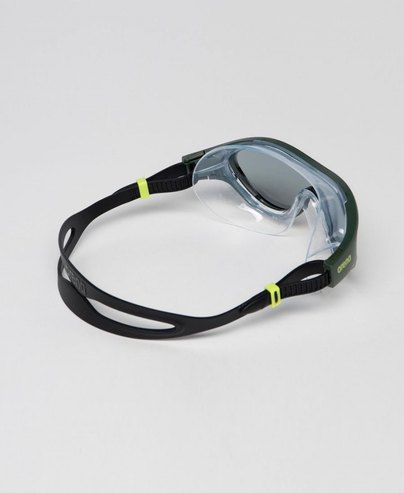 Grise Vert Noir Lunette Natation Arena The One Mask - TKR-8803528