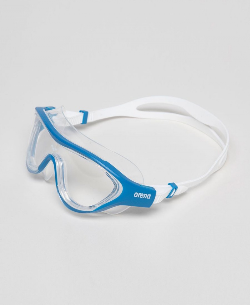 Bleu Blanche Lunette Natation Arena The One Mask - ZPL-5746178