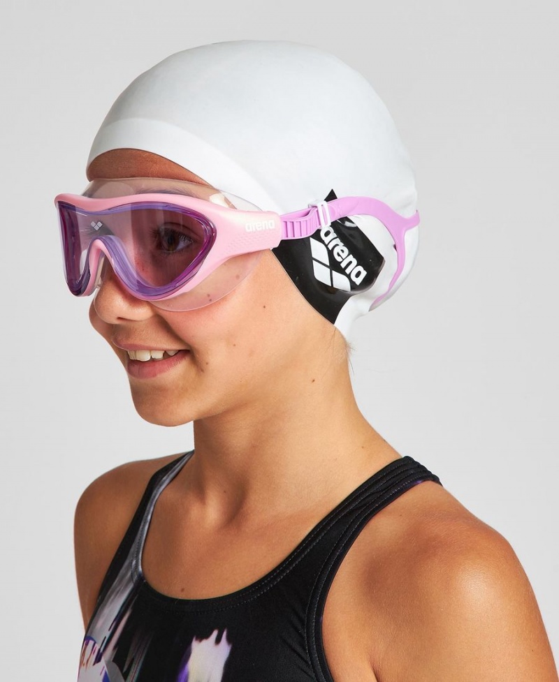 Rose Violette Lunette Natation Arena The One Mask Jr - ISV-9345962