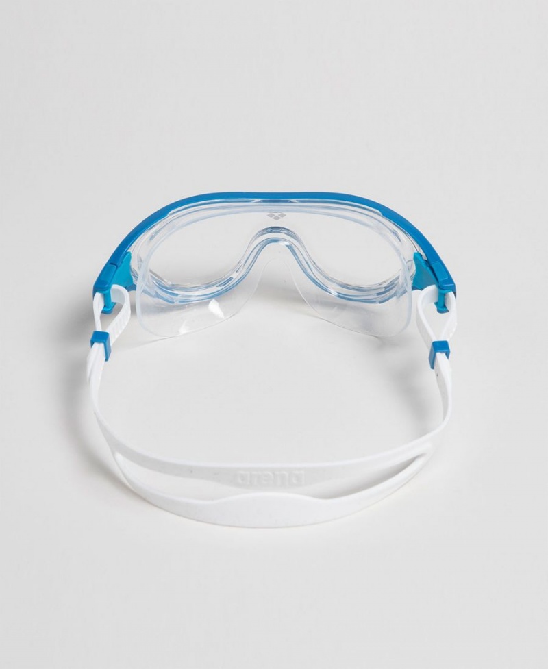 Bleu Blanche Lunette Natation Arena The One Mask - ZPL-5746178