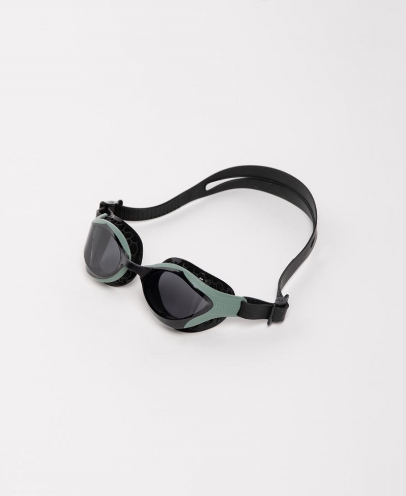 Vert Olive Noir Lunette Natation Arena Air-Bold Swipe - GHS-5406096