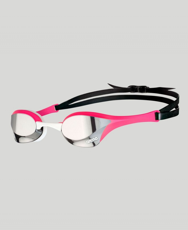 Argent Rose Lunette Natation Arena Cobra Ultra Swipe Mirror - INF-1274033