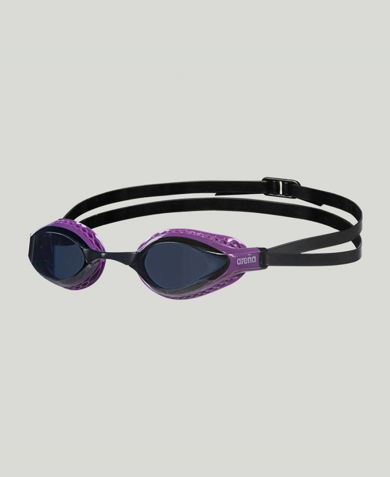 Grise Violette Lunette Natation Arena Air-Speed - PNG-9240993