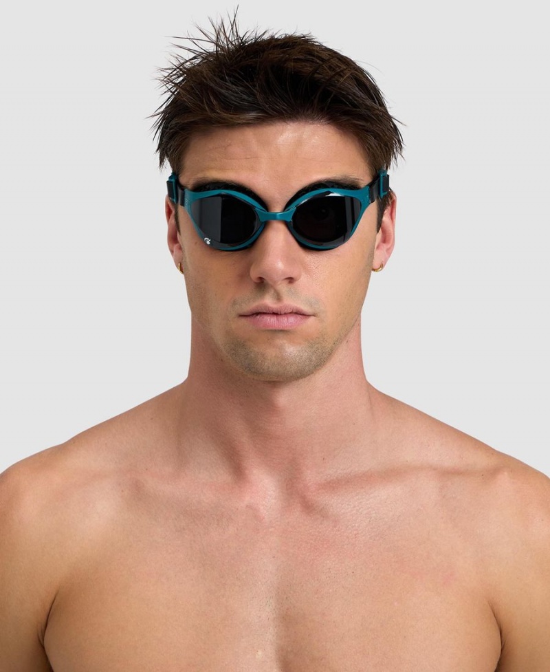 Bleu Marine Noir Lunette Natation Arena Air-Bold Swipe - CTF-2970400