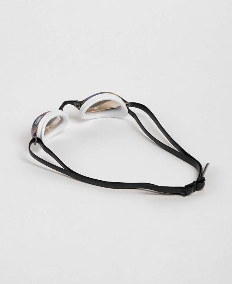 Doré Blanche Noir Lunette Natation Arena Python Mirror - SPJ-4246188