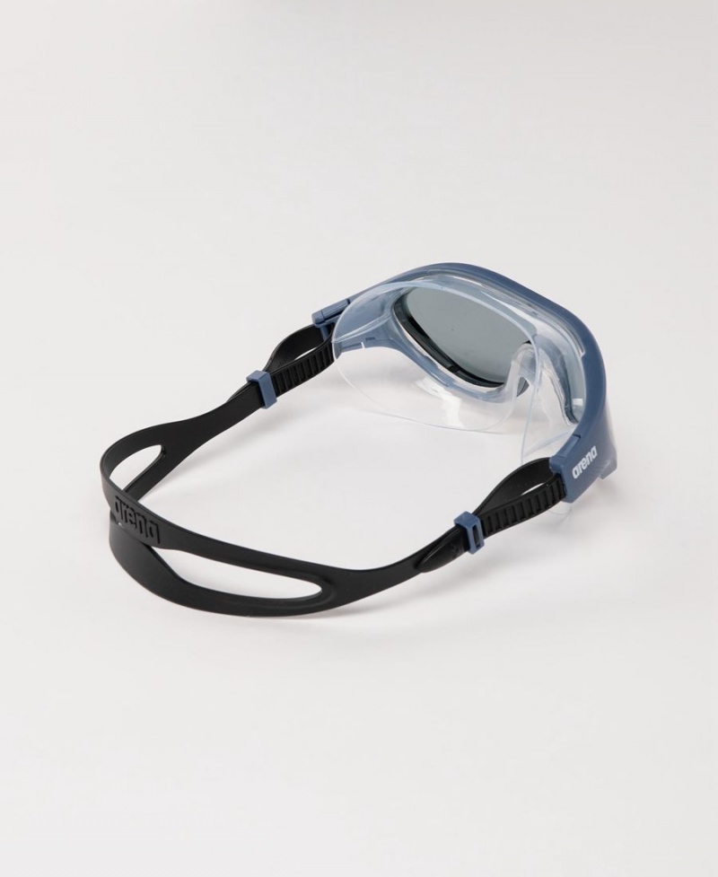 Grise Bleu Marine Noir Lunette Natation Arena The One Mask - IZN-3695824