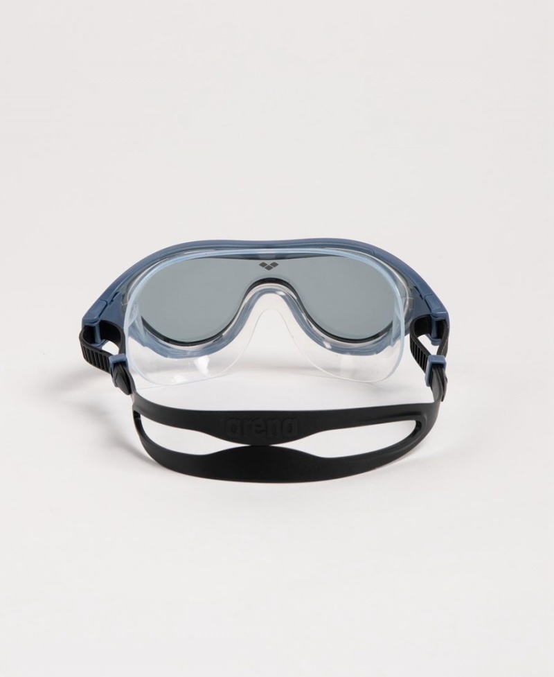 Grise Bleu Marine Noir Lunette Natation Arena The One Mask - IZN-3695824