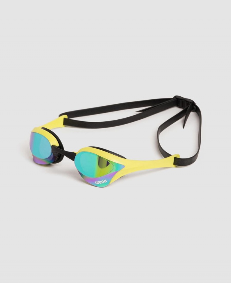 Vert Jaune Lunette Natation Arena Cobra Ultra Swipe Mirror - EIK-5680313