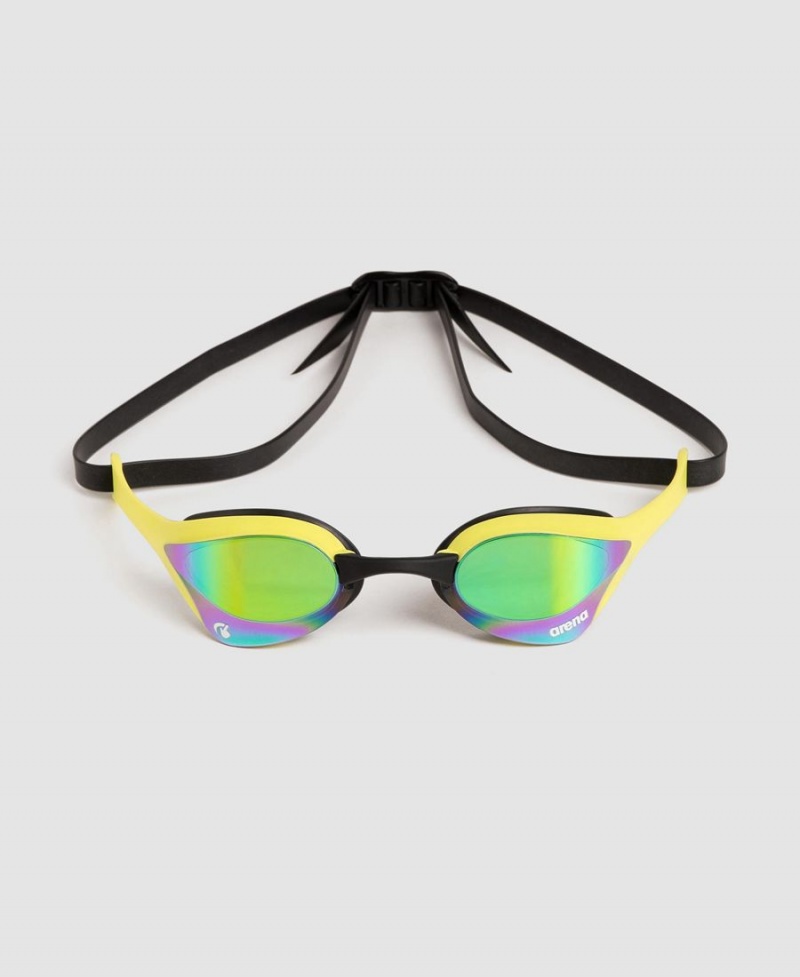 Vert Jaune Lunette Natation Arena Cobra Ultra Swipe Mirror - EIK-5680313