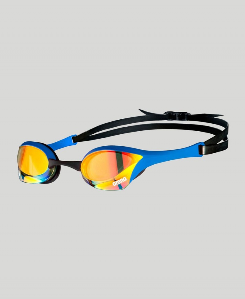 Jaune Bleu Lunette Natation Arena Cobra Ultra Swipe Mirror - ETH-4376782