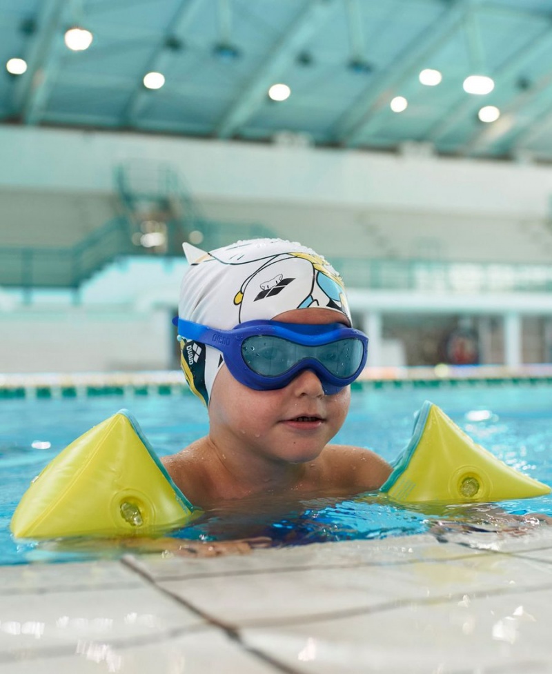 Bleu Lunette Natation Arena Spider Kids Mask - UPF-0768405