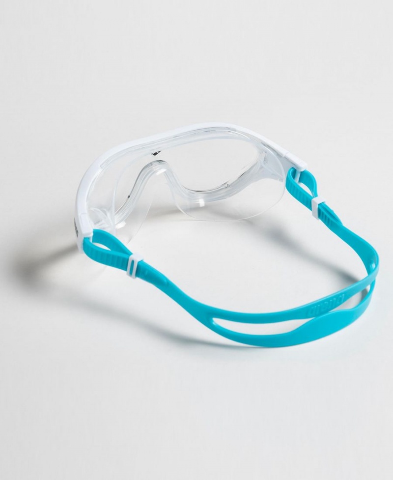 Blanche Bleu Lunette Natation Arena The One Mask Jr - DER-9904493