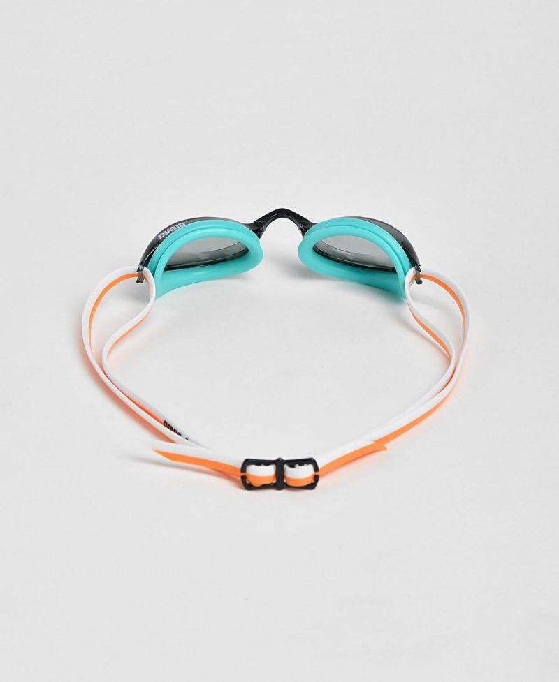 Turquoise Orange Lunette Natation Arena Python - DPI-8272317