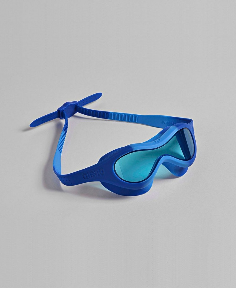 Bleu Lunette Natation Arena Spider Kids Mask - UPF-0768405