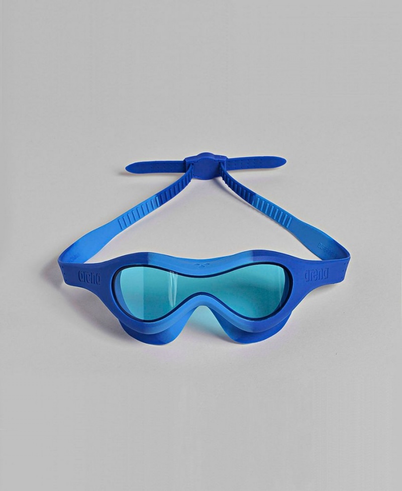 Bleu Lunette Natation Arena Spider Kids Mask - UPF-0768405