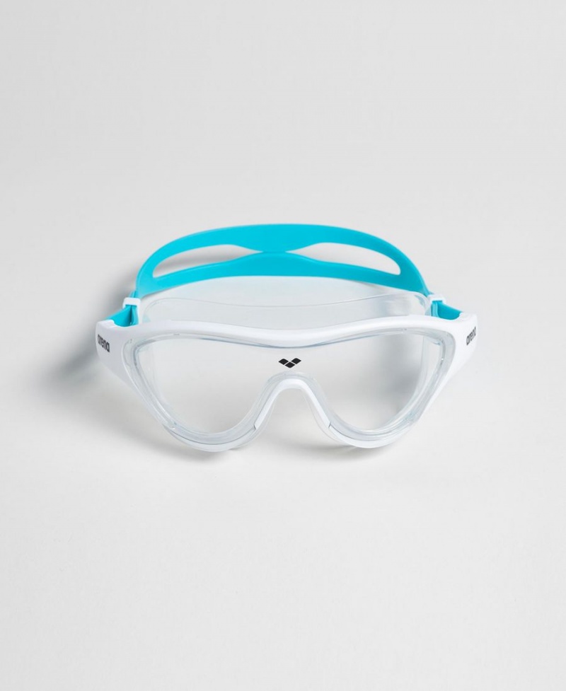 Blanche Bleu Lunette Natation Arena The One Mask Jr - DER-9904493