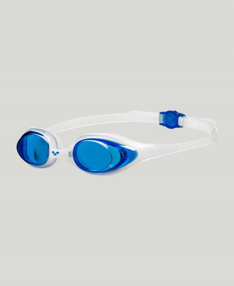 Bleu Blanche Lunette Natation Arena Spider - FBK-7918127