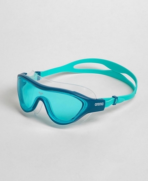 Bleu Turquoise Lunette Natation Arena The One Mask - NRM-1928526