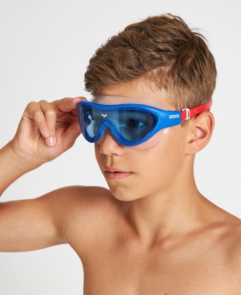 Bleu Rouge Lunette Natation Arena The One Mask Jr - KCI-3141945