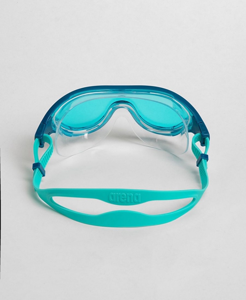 Bleu Turquoise Lunette Natation Arena The One Mask - NRM-1928526