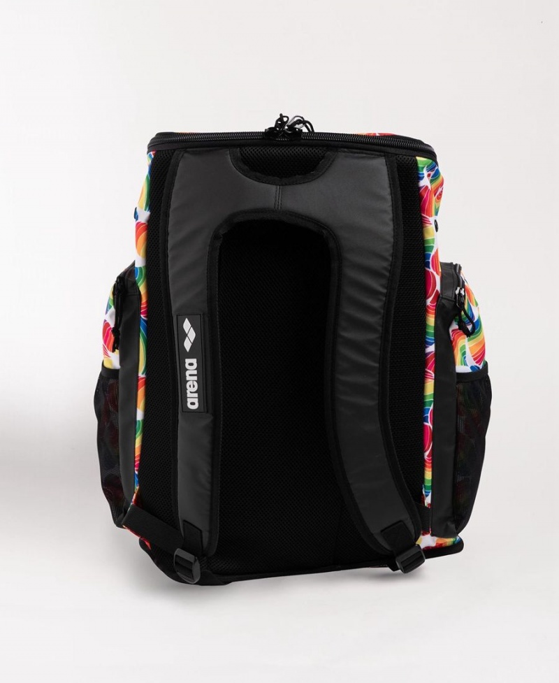 Noir Rouge Multicolore Sac a Dos Arena Spiky III 45 Allover Print - XIQ-5331718