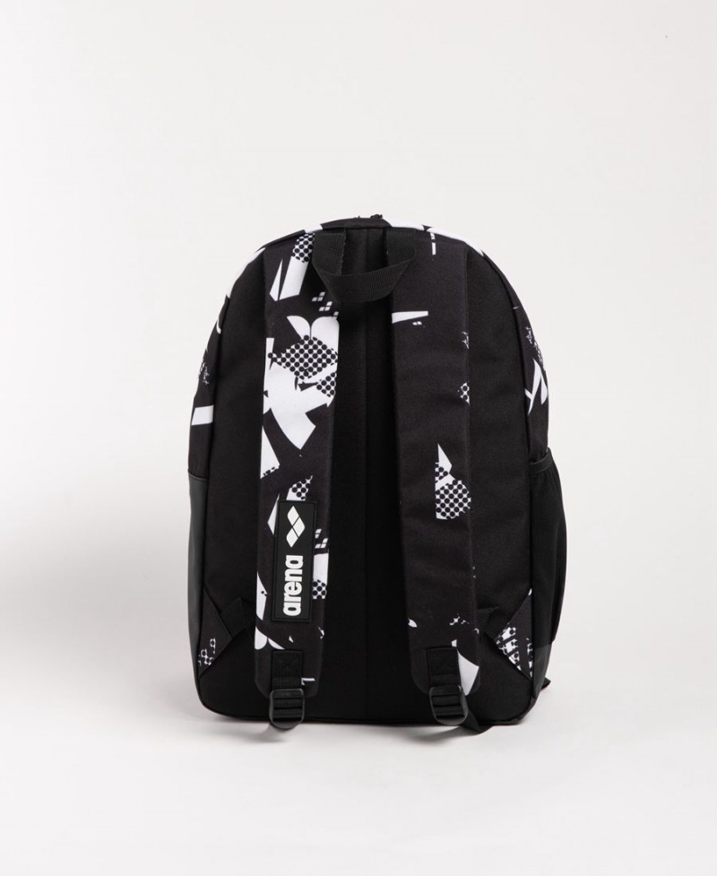 Noir Blanche Sac a Dos Arena Team 30 Allover - HDW-5862957