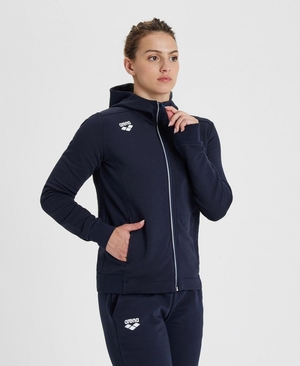 Bleu Marine Veste Arena Team Encapuchonné Panel - ANT-4228565