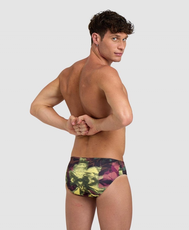 Rouge Multicolore Slip de Bain Arena Hero Camo - NOE-4738082