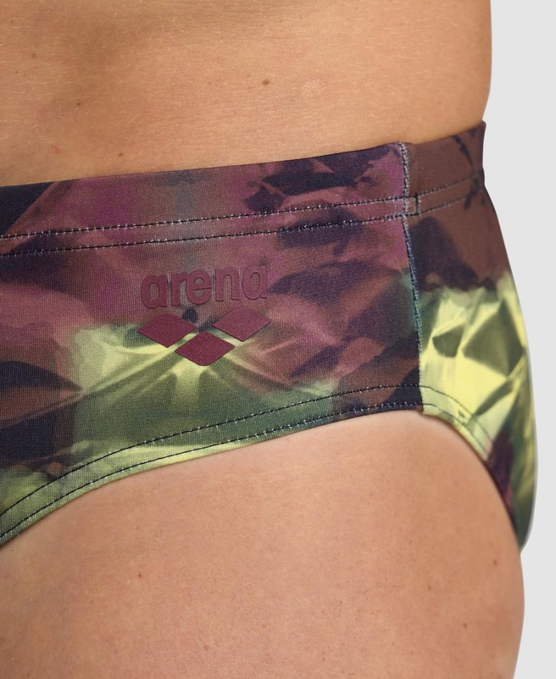 Rouge Multicolore Slip de Bain Arena Hero Camo - NOE-4738082