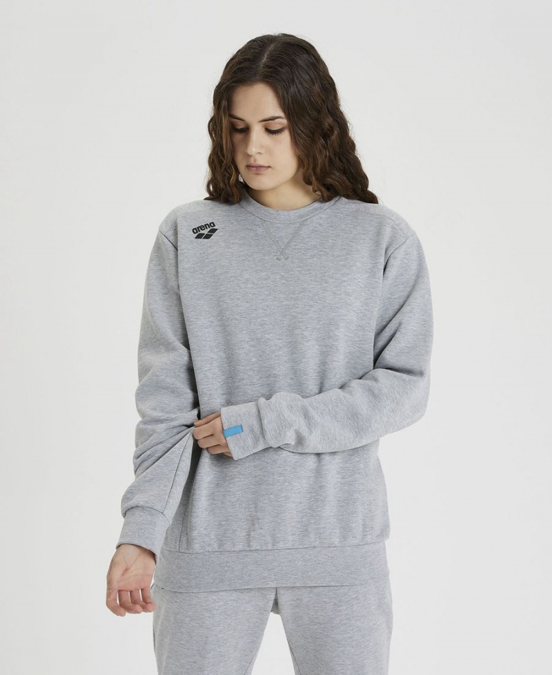 Grise Sweatshirt Arena Solid Crewneck - WLN-3487584