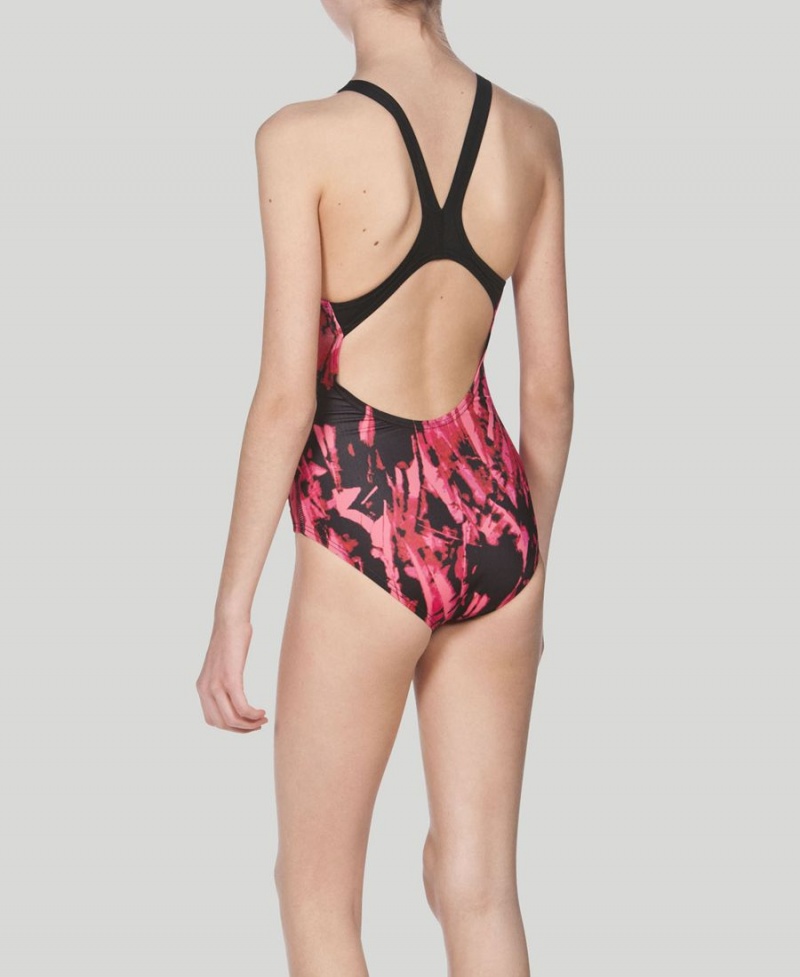 Rouge Maillot de Bain Arena Painted Youth Swim Pro Back - WWZ-3764168