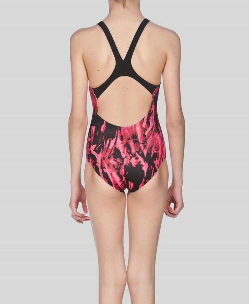 Rouge Maillot de Bain Arena Painted Youth Swim Pro Back - WWZ-3764168