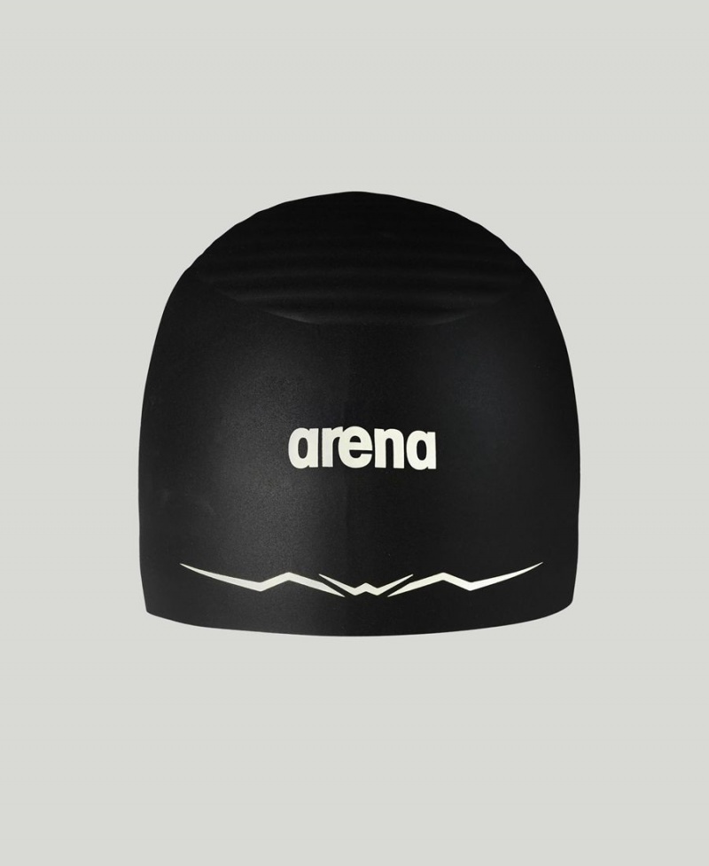 Noir Blanche Bonnet de Bain Arena Aquaforce Wave - ZQN-8275153